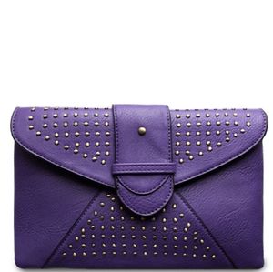 K Carroll Purple Studded Crossbody
